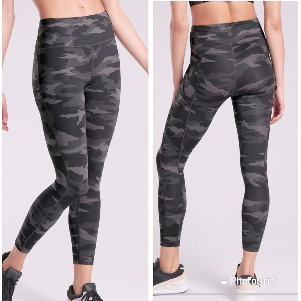 Athleta camo 7/8 tights